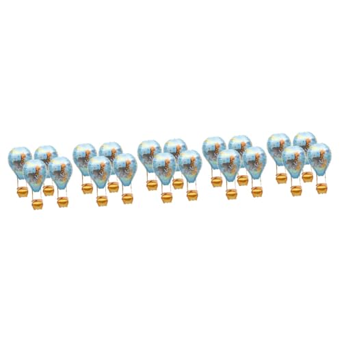IMIKEYA 20 Stk Heißluftballon Dekorative Luftballons Für Die Geburtstagsfeier Festlicher Ballon Dekorationen Für Zuhause Drachen Für Kinder Partyballons 4d Aluminiumfolie Emulsion Geschenk von IMIKEYA