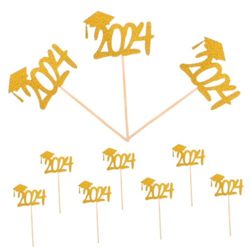 IMIKEYA 20 Stück Abschlussfahne Party funkeln Pastell für Kuchen Glücklich abschlussfeier geburtstagseinladungen cake decoration Abschluss Topper Dekoration der Abschlusstorte Holz Golden IMIKEYA 20 Stück Abschlussfahne Party funkeln Pastell für Kuchen Glücklich abschlussfeier geburtstagseinladungen cake decoration Abschluss Topper Dekoration der Abschlusstorte Holz Golden von IMIKEYA