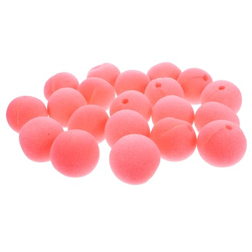 IMIKEYA 20 Stück Clown-nasen-Requisite Clownsnase Beige Scoop Orange Blau Geburtstag Clownnase Clown-Party Pastell Karneval Lustig Nasenschaum Pfirsich Sehr Thematisiert Rosa Schwamm von IMIKEYA
