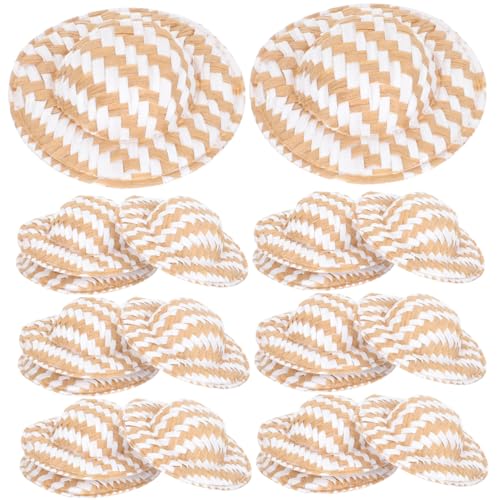 IMIKEYA 20 Stück Geflochtene Puppe Realistisch Mit Strohhüten Zum Basteln Gewebte Hutdekoration Kleine Hüte Kleine Hüte Weben Basteln Hutornament Stoff IMIKEYA 20 Stück Geflochtene Puppe Realistisch Mit Strohhüten Zum Basteln Gewebte Hutdekoration Kleine Hüte Kleine Hüte Weben Basteln Hutornament Stoff von IMIKEYA