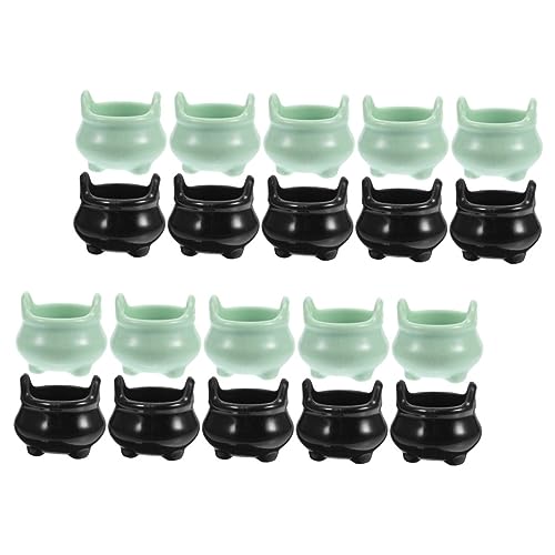 IMIKEYA 20 Stück Glühen Beil Miniatur Party Stütze Ding Kessel Halloween-süßigkeiten-korb Winzig Containerhaus Mini-halloween-dekorationen Gruselig Schüsseln Anlage Favorisieren Plastik von IMIKEYA