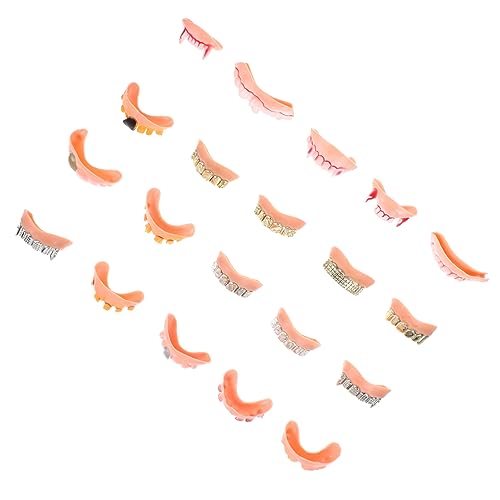 IMIKEYA 20 Stück Halloween Gebissspielzeug Halloween Zubehör Künstliche Zähne Halloween Fensteraufkleber Halloween Gesichtszähne Zahnflipper Halloween Glühen Halloween Kostüme IMIKEYA 20 Stück Halloween Gebissspielzeug Halloween Zubehör Künstliche Zähne Halloween Fensteraufkleber Halloween Gesichtszähne Zahnflipper Halloween Glühen Halloween Kostüme von IMIKEYA