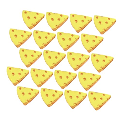IMIKEYA 20 Stück Käsekuchen Puppenhaus Küchenaccessoires Puppenhaus Dekoration Miniaturkäsemodell für Puppenhaus Mini Käse Modell Mini-Fake-Food künstlicher Käse realistisch Plastik Yellow IMIKEYA 20 Stück Käsekuchen Puppenhaus Küchenaccessoires Puppenhaus Dekoration Miniaturkäsemodell für Puppenhaus Mini Käse Modell Mini-Fake-Food künstlicher Käse realistisch Plastik Yellow von IMIKEYA