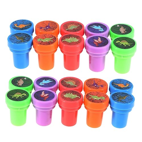 IMIKEYA 20 Stück Kinderstempel Kinderspielzeug runder Stempel Cartoon-Stempel von IMIKEYA