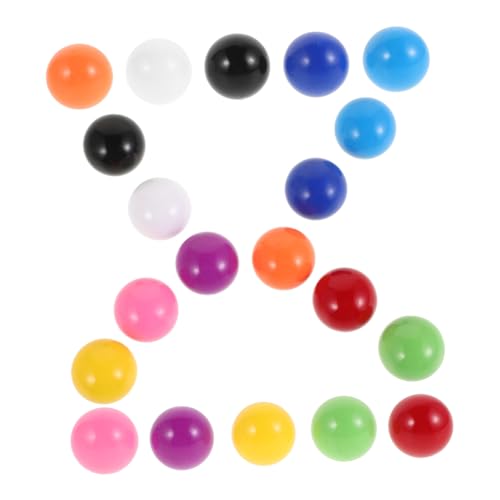 IMIKEYA 20 Stück Kugelspielzeug interaktives Lernspielzeug Mathematikspielzeug Kunststoffkugeln für Spiele Plastikkugeln farbige Kugeln Spielzeugbälle von IMIKEYA