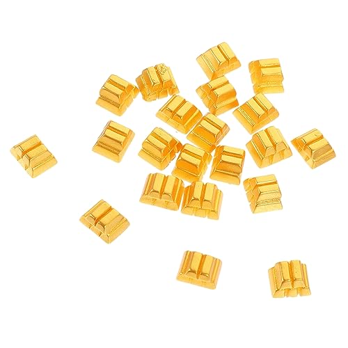 IMIKEYA 20 Stück Mini-Goldstein Figuren Tragbar Bausätze Fälschung Miniaturen Barren Puppe Schreibtischschmuck Mini-Fake-goldsteine Mini-Ziegel-Ornament Golden Harz IMIKEYA 20 Stück Mini-Goldstein Figuren Tragbar Bausätze Fälschung Miniaturen Barren Puppe Schreibtischschmuck Mini-Fake-goldsteine Mini-Ziegel-Ornament Golden Harz von IMIKEYA