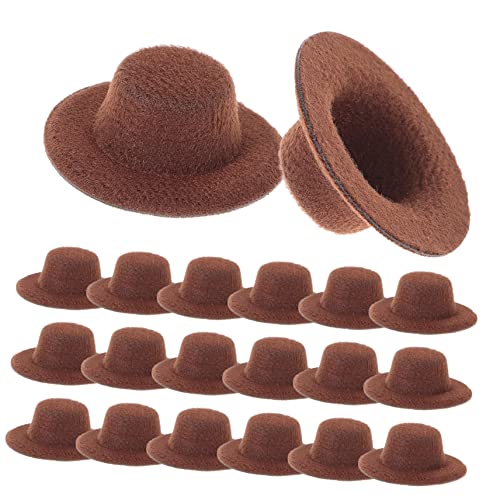 IMIKEYA 20 Stück Mini-Hut Kinderkleider kinderkleidung spielzeuge gieskanne kinderspielzeug Children Toys winzig für Puppenhutzubehör Puppe verkleiden Sich Kostüm Stoff Brown IMIKEYA 20 Stück Mini-Hut Kinderkleider kinderkleidung spielzeuge gieskanne kinderspielzeug Children Toys winzig für Puppenhutzubehör Puppe verkleiden Sich Kostüm Stoff Brown von IMIKEYA