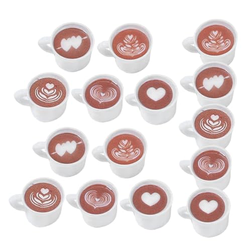 IMIKEYA 20 Stück Mini Kaffeetassen Kaffeebecher Mini Tasse Für Puppenhaus Kaffee Charme Miniatur Dinge Mini Puppenzubehör Mini Dinge Miniatur Zubehör Puppenhaus Ornamente Harz von IMIKEYA