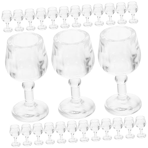 IMIKEYA 20 Stück Mini-Tasse Miniatur Kleines Für Puppe Mini-Foto-Requisiten Winzige Wasserbecher Mini-teetassen Mini- -Foto-Requisiten Dekorative Tassenmodelle Mikro Kelch Abs von IMIKEYA