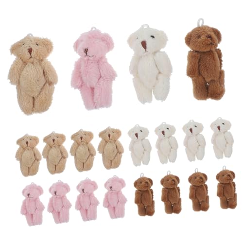 IMIKEYA 20 Stück Mini -bären -puppenverzierungen Gefüllter Plüsch Mini-plüschtiere, Großpackung Miniaturgestopfte Tiermasse Kleine Spielsachen Kleines Bärenstofftier Bär Tier Pp Baumwolle IMIKEYA 20 Stück Mini -bären -puppenverzierungen Gefüllter Plüsch Mini-plüschtiere, Großpackung Miniaturgestopfte Tiermasse Kleine Spielsachen Kleines Bärenstofftier Bär Tier Pp Baumwolle von IMIKEYA