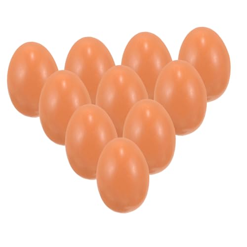 IMIKEYA 20 Stück Puppenstuben-Eier Miniatur-Ei-Ornamente Mini- -Requisiten Miniatur -dekore Miniatur-Ei- Für Die Küche Simulationsei Schmückt Puppenhaus Lebensmittelmodell Plastik von IMIKEYA