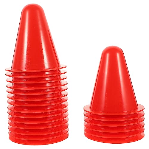 IMIKEYA 20 Stück Roller-Skating-Stapelbarriere Zapfen Beweglichkeit für Übung Ausbildung Hindernis Trainingskegel Sportkegel kleine Trainingsmarkierungskegel Plastik rot IMIKEYA 20 Stück Roller-Skating-Stapelbarriere Zapfen Beweglichkeit für Übung Ausbildung Hindernis Trainingskegel Sportkegel kleine Trainingsmarkierungskegel Plastik rot von IMIKEYA