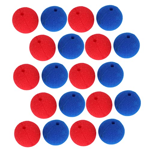 IMIKEYA 20 Stück Schwamm-Clown-Nase Erwachsene überspringen Sortiert Schaum Schwämme Fasching Nase Clown Nase Spaß Nase weihnachtsdeko Nase aus Schwammmaterial Rollenspiel-Requisite rot von IMIKEYA