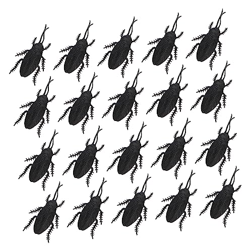 IMIKEYA 20 Stück Simulation Kakerlake Lebensechte Simulierte Trickwerkzeuge Halloween Zubehör Partyzubehör Kunststoff Requisiten Trickzubehör Künstliche Spielrequisiten PVC Schwarz IMIKEYA 20 Stück Simulation Kakerlake Lebensechte Simulierte Trickwerkzeuge Halloween Zubehör Partyzubehör Kunststoff Requisiten Trickzubehör Künstliche Spielrequisiten PVC Schwarz von IMIKEYA