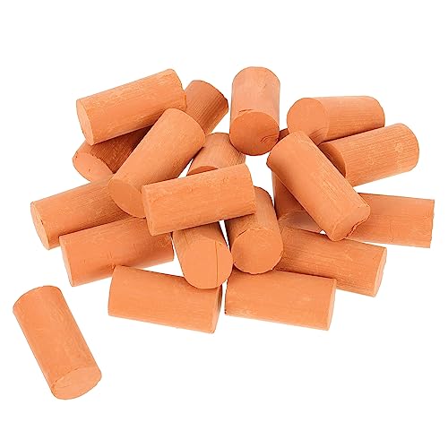 IMIKEYA 20 Stück Simulierte Bausteine Mini-Steine -Landschaft Ziegel für den Garten Kleine Ziegel für Garten Miniaturziegelmodell kleine Ziegelsteine Miniatur-Ziegelmodelle Ton rot von IMIKEYA