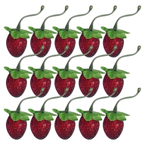IMIKEYA 20 Stück Simulierte Wildfruchtdekoration Zubehör zum Thema Obst künstliches Obstzubehör Party-Deko künstliche früchte gefälschte Lebensmittel realistisch Kunstobst aus der Küche von IMIKEYA