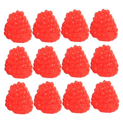 IMIKEYA 20 Stück Simuliertes Erdbeermodell simulierte Fruchtmodelle gefälschte Himbeere Realistische Himbeeren deko Szenenlayout -Requisite Künstliche Früchte Szenenschmuck PVC rot IMIKEYA 20 Stück Simuliertes Erdbeermodell simulierte Fruchtmodelle gefälschte Himbeere Realistische Himbeeren deko Szenenlayout -Requisite Künstliche Früchte Szenenschmuck PVC rot von IMIKEYA