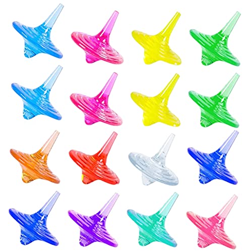 IMIKEYA 20 Stück Spinnendes Edelsteinspielzeug Rotierendes Für -Desktop- Gyro Rotierender Kreisel Spielspielzeug Rotierende Oberteile Lustiger Kreisel Acryl von IMIKEYA