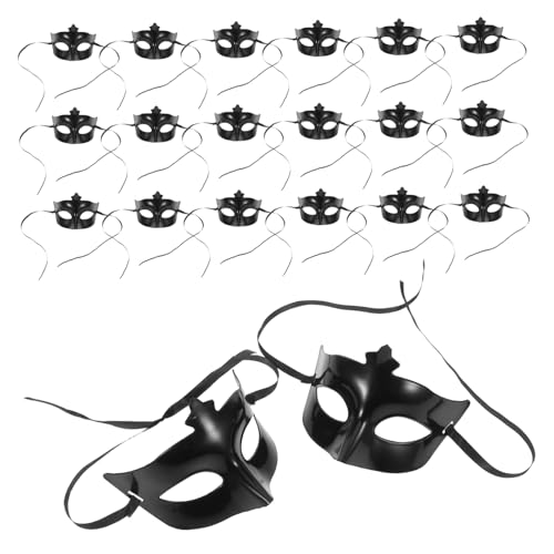 IMIKEYA 20 Stück Teiliges Halloween Masken Basis aus Leichtem Kunststoff DIY Halbgesichts-masken für Karneval Cosplay und Maskenbälle Vielseitig Einsetzbar für Kreative Kostümprojekte und IMIKEYA 20 Stück Teiliges Halloween Masken Basis aus Leichtem Kunststoff DIY Halbgesichts-masken für Karneval Cosplay und Maskenbälle Vielseitig Einsetzbar für Kreative Kostümprojekte und von IMIKEYA