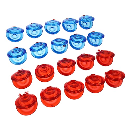 IMIKEYA 20 Stück Teiliges Kastagnetten Kunststoff Finger Kastagnetten Musikinstrument für Frühkindliche Transparente Blaue und Rote IMIKEYA 20 Stück Teiliges Kastagnetten Kunststoff Finger Kastagnetten Musikinstrument für Frühkindliche Transparente Blaue und Rote von IMIKEYA