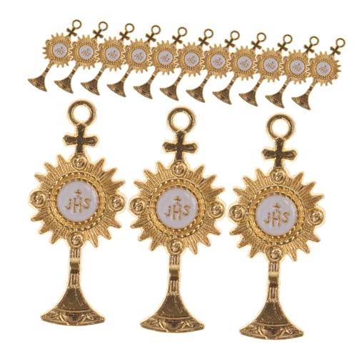 IMIKEYA 20 Stück Teiliges Religiöses Party Dekorationsset Holy Light Ornamente für Kuchen und Fotorequisiten Stilvoller Kirchen Topper für Festliche Feierlichkeiten und Besondere Anlässe von IMIKEYA