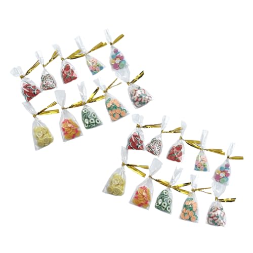 IMIKEYA 20 Stücke DIY Candy Miniatur Candy Polymer Clay Mini Verpackt Dessert von IMIKEYA
