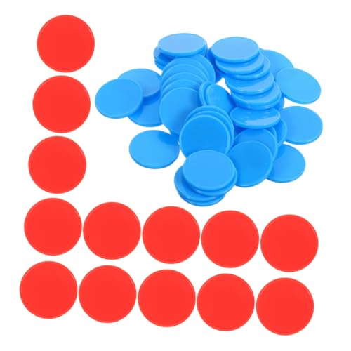 IMIKEYA 200 Stück Dekorative Farbchips Plastikchips Jetons Aus Kunststoff Spiel-Token-disc Mini- Brettspiele Selber Machen Plastikmarken Abs von IMIKEYA