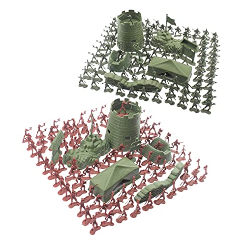 IMIKEYA 200 Stück Mini Soldaten Plastische Militärfiguren für Rot Grün für Kreative Spiele Sicher und Langlebig für Partys und Sandtischmodelle IMIKEYA 200 Stück Mini Soldaten Plastische Militärfiguren für Rot Grün für Kreative Spiele Sicher und Langlebig für Partys und Sandtischmodelle von IMIKEYA