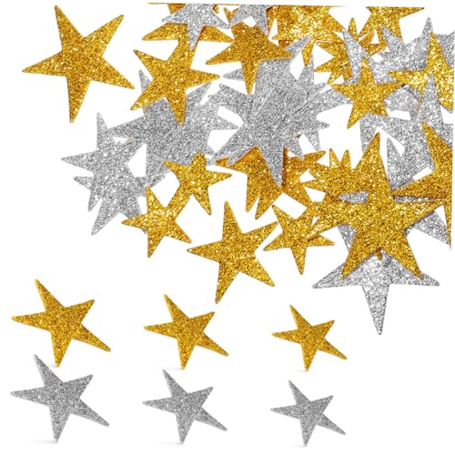 IMIKEYA 200 Stück Pentagramm-Aufkleber weihnachtsdeko Christmas Decorations Festliche Dekoration weihnachtssdeko Poster bastelsets für Kleine Aufkleber Weihnachtsstern-Aufkleber Eva von IMIKEYA