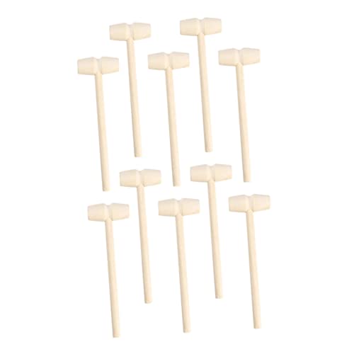 IMIKEYA 20Stücke Mini Holzhammer Mallet Schlagspielzeug Kreatives Lernspielzeug Für Jungen Und Pädagogisches Motorischen Fähigkeiten von IMIKEYA