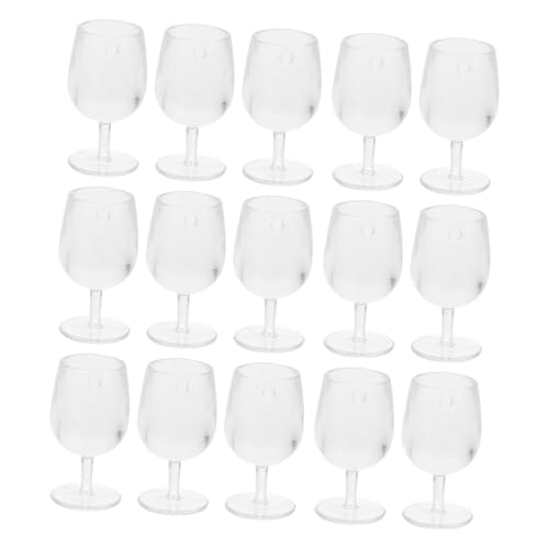 IMIKEYA 20Stücke Weinbecher Durchsichtige Weinkelche Puppenhaus Zubehör Für DIY Projekte Realistische Mini Für Kreative Bastelideen IMIKEYA 20Stücke Weinbecher Durchsichtige Weinkelche Puppenhaus Zubehör Für DIY Projekte Realistische Mini Für Kreative Bastelideen von IMIKEYA