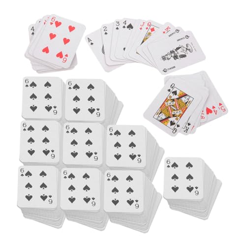 IMIKEYA 24 Sätze Miniaturspiele mini lustiges Kleine Spielkarten Sets Spielkarten Mini-Reise Partyartikel für Kartenspiel Masse beschichtetes Papier IMIKEYA 24 Sätze Miniaturspiele mini lustiges Kleine Spielkarten Sets Spielkarten Mini-Reise Partyartikel für Kartenspiel Masse beschichtetes Papier von IMIKEYA