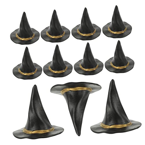 IMIKEYA 24 Stück -Dekoration Halloween Costume Halloween Kleidung kinderspielzeuge Kid Toys Mini-Puppenmütze kleine Hexenhüte Hut für Minihauspuppe Miniaturdekor Plastik Black IMIKEYA 24 Stück -Dekoration Halloween Costume Halloween Kleidung kinderspielzeuge Kid Toys Mini-Puppenmütze kleine Hexenhüte Hut für Minihauspuppe Miniaturdekor Plastik Black von IMIKEYA