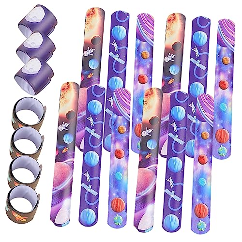 IMIKEYA 24 Stück Für Snap Party Mädchen Slap Armband Bulk Space Geburtstagsdekorationen Szene Armbänder Space Slap Armbänder Space Planet Reflektierendes Slap Armband Space Armband Pvc IMIKEYA 24 Stück Für Snap Party Mädchen Slap Armband Bulk Space Geburtstagsdekorationen Szene Armbänder Space Slap Armbänder Space Planet Reflektierendes Slap Armband Space Armband Pvc von IMIKEYA