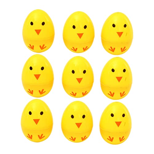 IMIKEYA 24 Stück Offenes Ei Eier Kinderspielzeug Ostern Dekorieren Ei Ostern Diy Dekorationen Yellow von IMIKEYA