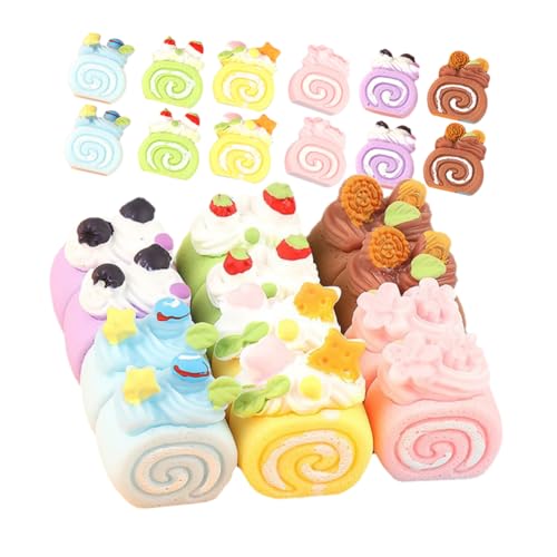 IMIKEYA 24 Stück Simulation Kuchenmodell Miniaturen Dekoration Mini-hausverzierung Dessert-Modell- Mini- -küchenzubehör Mini- -Rollenspiel Mini-Kuchen Harz IMIKEYA 24 Stück Simulation Kuchenmodell Miniaturen Dekoration Mini-hausverzierung Dessert-Modell- Mini- -küchenzubehör Mini- -Rollenspiel Mini-Kuchen Harz von IMIKEYA