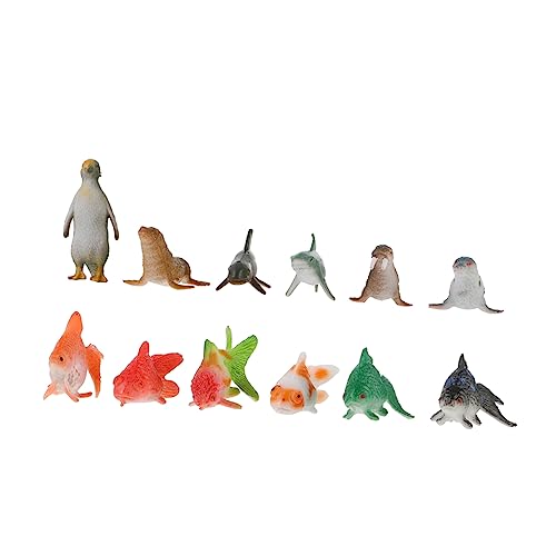 IMIKEYA 24 Stück Simulierte Meereslebewesen Modellspielzeug Lernspielzeug für Realistische Tierfiguren aus Sicherem Fördert Frühes Lernen und Kreativität IMIKEYA 24 Stück Simulierte Meereslebewesen Modellspielzeug Lernspielzeug für Realistische Tierfiguren aus Sicherem Fördert Frühes Lernen und Kreativität von IMIKEYA