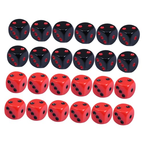 IMIKEYA 24 Stück Würfel großer Jumbo gerundet Spots Spiel klein Acryl IMIKEYA 24 Stück Würfel großer Jumbo gerundet Spots Spiel klein Acryl von IMIKEYA