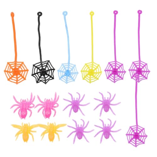 IMIKEYA 24Stücke Halloween Dekorationen Aus Elastischem Interessante Spinnen Spielzeuge Für Festival Partys Hautfreundlich Und Realistisch Für Halloween IMIKEYA 24Stücke Halloween Dekorationen Aus Elastischem Interessante Spinnen Spielzeuge Für Festival Partys Hautfreundlich Und Realistisch Für Halloween von IMIKEYA