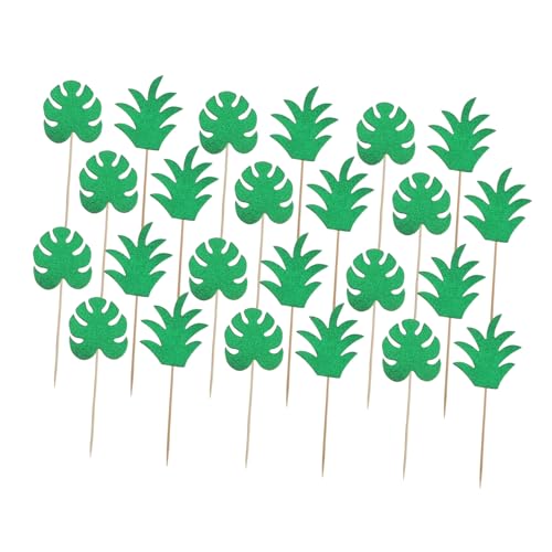 IMIKEYA 24Stücke Kreative Kuchendekorationen Tortenstecker Mit Tropischen Blättern Cupcake Toppers Für Geburtstagsfeiern Hochzeiten Und Besondere Anlässe Designs Je Design IMIKEYA 24Stücke Kreative Kuchendekorationen Tortenstecker Mit Tropischen Blättern Cupcake Toppers Für Geburtstagsfeiern Hochzeiten Und Besondere Anlässe Designs Je Design von IMIKEYA