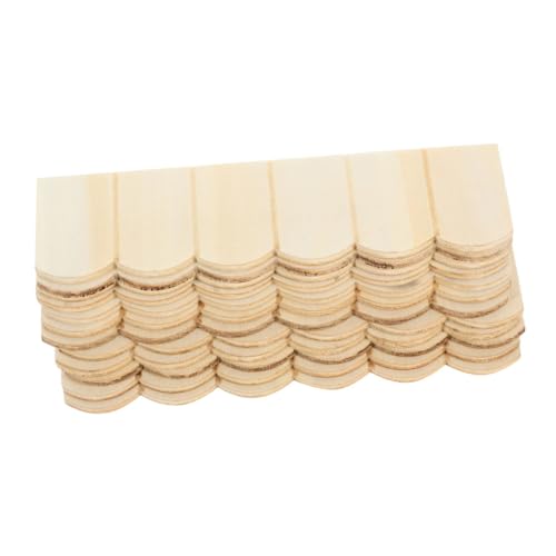 IMIKEYA 24Stücke Teiliges Dachziegel Dekorationsset Für Puppenhäuser Aus Hochwertigem Holz Für Kreative DIY Projekte Und Puppenhaus Zubehör IMIKEYA 24Stücke Teiliges Dachziegel Dekorationsset Für Puppenhäuser Aus Hochwertigem Holz Für Kreative DIY Projekte Und Puppenhaus Zubehör von IMIKEYA
