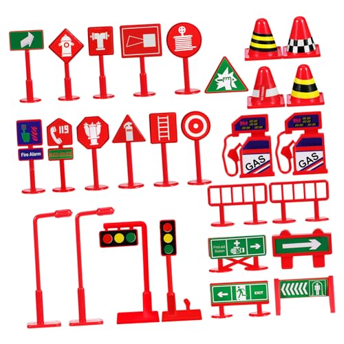 IMIKEYA 28 Stück Verkehrszeichen Stoppschild Für Straßenschild Für Klein Reflektierend Straßenschildspielzeug Straße Straßenschild Mini Ampelspielzeug PVC IMIKEYA 28 Stück Verkehrszeichen Stoppschild Für Straßenschild Für Klein Reflektierend Straßenschildspielzeug Straße Straßenschild Mini Ampelspielzeug PVC von IMIKEYA