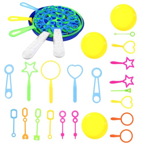 IMIKEYA 28Stücke Teiliges Set Mit Großen Blase Zauberstäben Perfektes Für Bubble Partys Und Outdoor Aktivitäten Farben Zufällig von IMIKEYA
