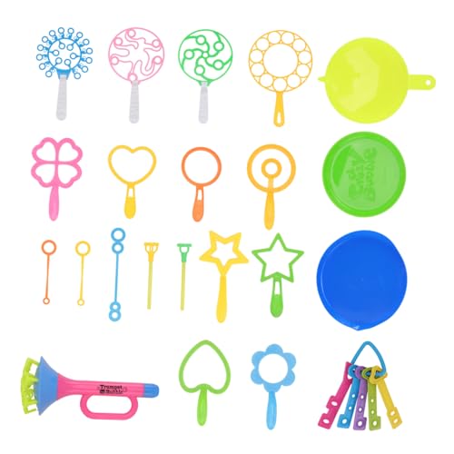 IMIKEYA 29stücke Seifenblasen-stab Mit Cartoon-Spielzeug Plastik-seifenblasenstäbe Für Kinderaccessoires Seifenblasenröhren-Spielzeug Mit Tablett Zum Spielen Im Freien IMIKEYA 29stücke Seifenblasen-stab Mit Cartoon-Spielzeug Plastik-seifenblasenstäbe Für Kinderaccessoires Seifenblasenröhren-Spielzeug Mit Tablett Zum Spielen Im Freien von IMIKEYA