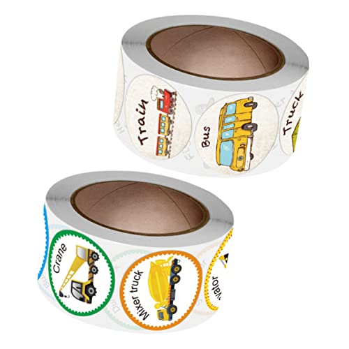 IMIKEYA 2Rollen Belohnungsaufkleber für Fahrzeugmotiven Sichere und Lustige Sticker für Klassenzimmer Partys für Belohnung und Motivation IMIKEYA 2Rollen Belohnungsaufkleber für Fahrzeugmotiven Sichere und Lustige Sticker für Klassenzimmer Partys für Belohnung und Motivation von IMIKEYA
