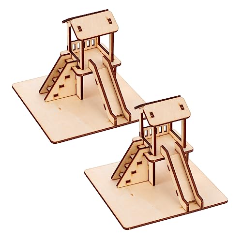 IMIKEYA 2Sätze Holzrutsche Für DIY Selbstmontierendes Puzzle Modell Pädagogisches Lernspielzeug Kreatives Holzspielzeug Für Jungen Und Kinderspielzeug Jahren IMIKEYA 2Sätze Holzrutsche Für DIY Selbstmontierendes Puzzle Modell Pädagogisches Lernspielzeug Kreatives Holzspielzeug Für Jungen Und Kinderspielzeug Jahren von IMIKEYA