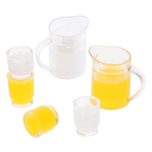 IMIKEYA 2Sätze Tassen für Puppenhäuser Teiliges Zubehör für Mini Saft und Milchkrüge für Wohnkultur und Puppenstuben Dekoration Stabil und Langlebig IMIKEYA 2Sätze Tassen für Puppenhäuser Teiliges Zubehör für Mini Saft und Milchkrüge für Wohnkultur und Puppenstuben Dekoration Stabil und Langlebig von IMIKEYA