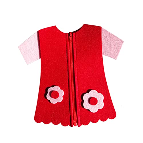 IMIKEYA 2Stücke DIY Reißverschluss für Lustiges und Lehrreiches Kleidungsspielzeug aus Filz für Kreative Spiele und Frühe Bildung für Kindergarten und Zuhause Rot Gelb IMIKEYA 2Stücke DIY Reißverschluss für Lustiges und Lehrreiches Kleidungsspielzeug aus Filz für Kreative Spiele und Frühe Bildung für Kindergarten und Zuhause Rot Gelb von IMIKEYA