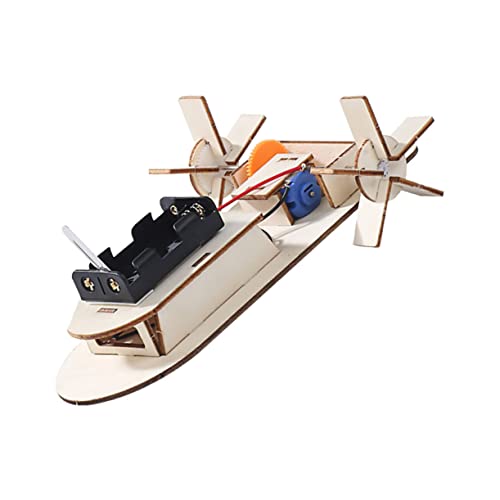 IMIKEYA 2Stücke Elektrisches Holz Boot Modell DIY Handgefertigtes Bootsmodell Puzzle Für Wissenschafts Montage Für Kreativität Und Lernspaß IMIKEYA 2Stücke Elektrisches Holz Boot Modell DIY Handgefertigtes Bootsmodell Puzzle Für Wissenschafts Montage Für Kreativität Und Lernspaß von IMIKEYA