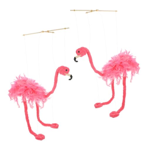 IMIKEYA 2Stücke Flamingo Marionettenpuppen aus Interaktives für Aufführungen und Dekoration Süße Tierfiguren für Leicht und Langlebig IMIKEYA 2Stücke Flamingo Marionettenpuppen aus Interaktives für Aufführungen und Dekoration Süße Tierfiguren für Leicht und Langlebig von IMIKEYA